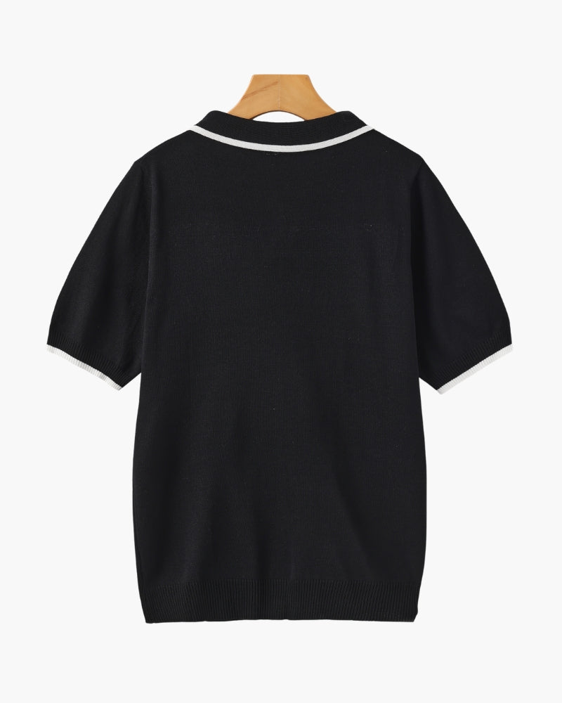 Monaco polo met contrasterende rand - STIVO