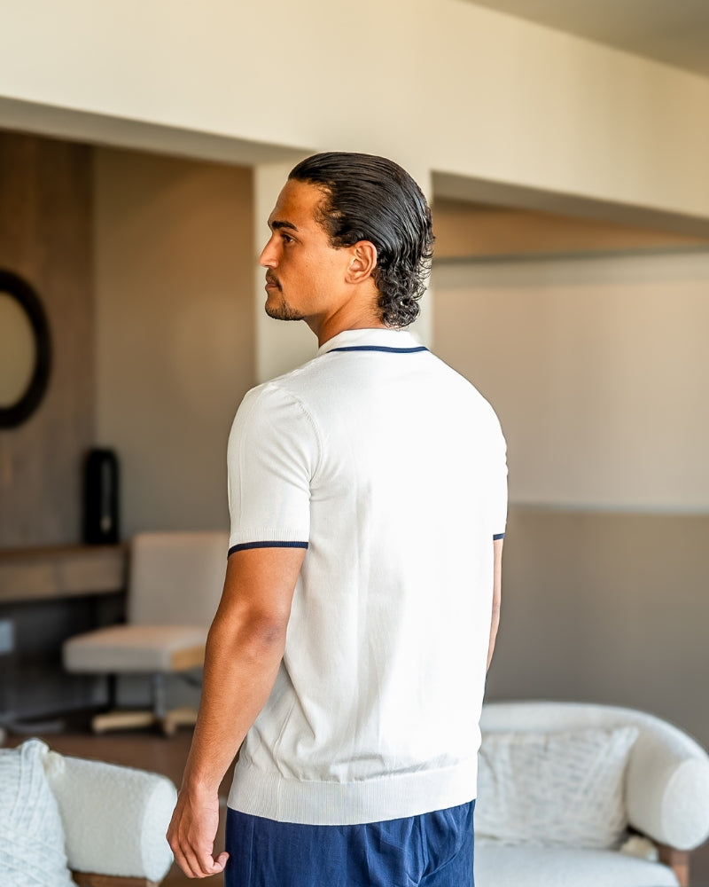 Monaco polo met contrasterende rand - STIVO